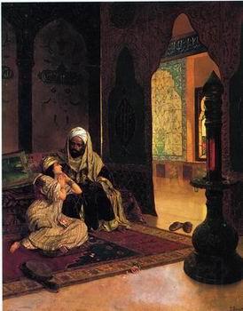 unknow artist Arab or Arabic people and life. Orientalism oil paintings 593 Norge oil painting art
